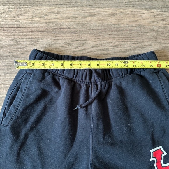 Huf Cracker Jack Fleece Sweatpants-Huf Worldwide-Size Small-Black and Red - Picture 12 of 13